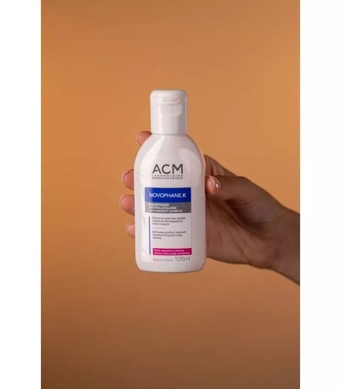 شامبو نوفافان للقشرة الكثيفة من إي سي إم | ACM Novophane K Anti - Dandruff Shampoo 125مل - EROS STORE