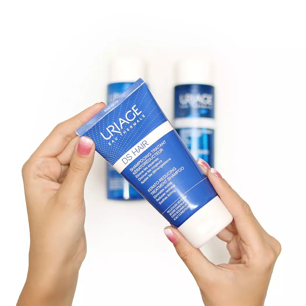 شامبو يورياج دي إس هير العلاجي لعلاج القشرة القرنية والصدفية |Uriage Ds Hair Kerato - Reducing Treatment Shampoo 150 مل - EROS STORE