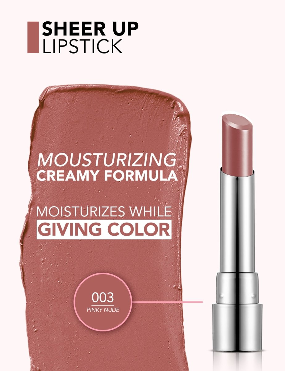 Sheer Up Lipstick by flormar | احمر شفاه فلورمار شير اب المرطب 03 - EROS STORE