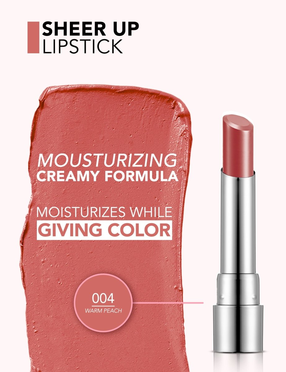 Sheer Up Lipstick by flormar | احمر شفاه فلورمار شير اب المرطب 04 - EROS STORE