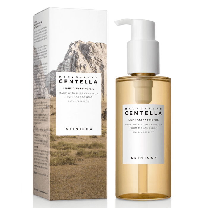 SKIN1004 MADAGASCAR CENTELLA LIGHT CLEANSING OIL - 200ML | سكين1004 غسول سينتيلا زيتي للوجه - 200 مل 200مل - EROS STORE