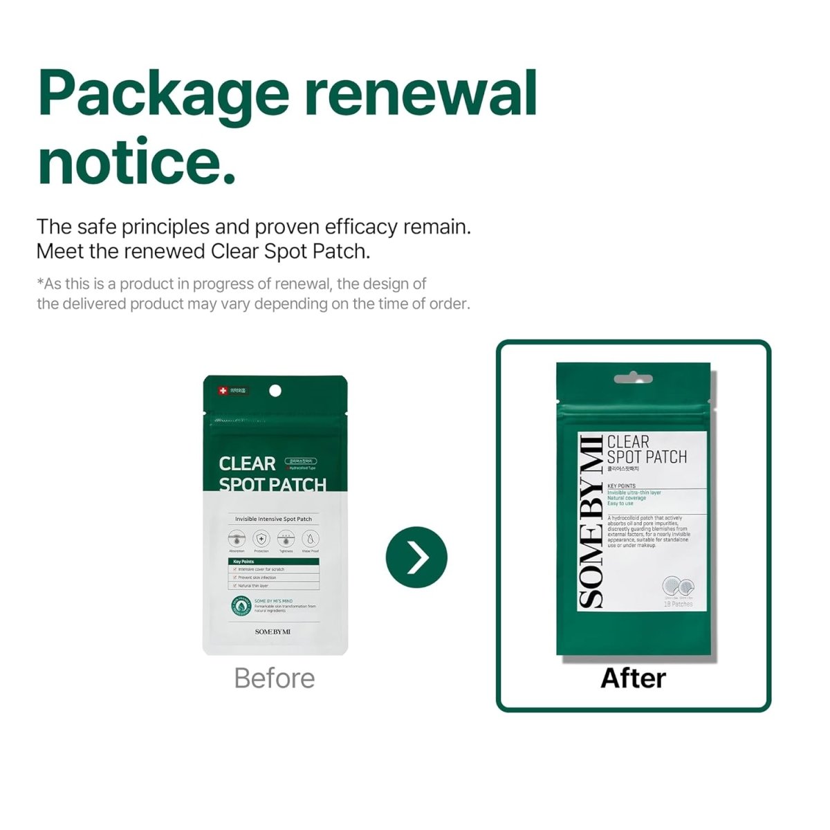 SOME BY MI 30 Days Miracle Clear Spot Patch - Pack 18 | سوم باي مي لصقات المعجزة لعلاج حب الشباب 18 ملصق 18 لاصق - EROS STORE