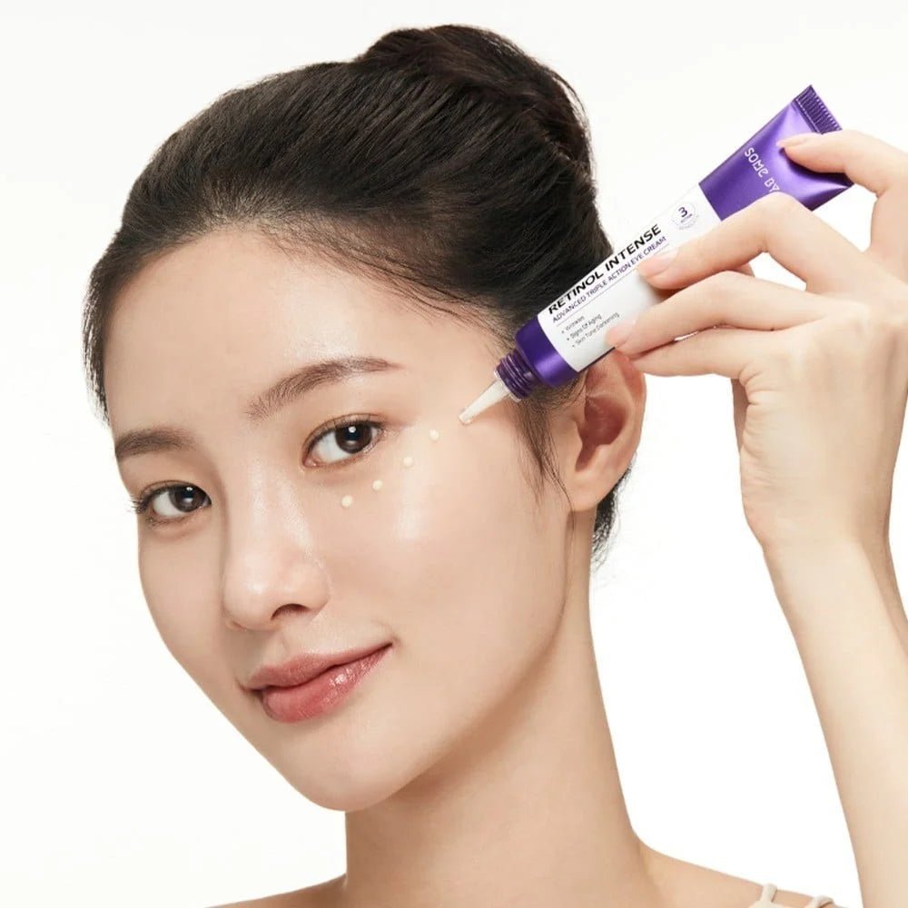 SOME BY MI Retinol Intense Advanced Triple Action Eye Cream - 30ml ال | سوم باي مي كريم ريتنول لمنطقة حول العين - 30 مل 30مل - EROS STORE