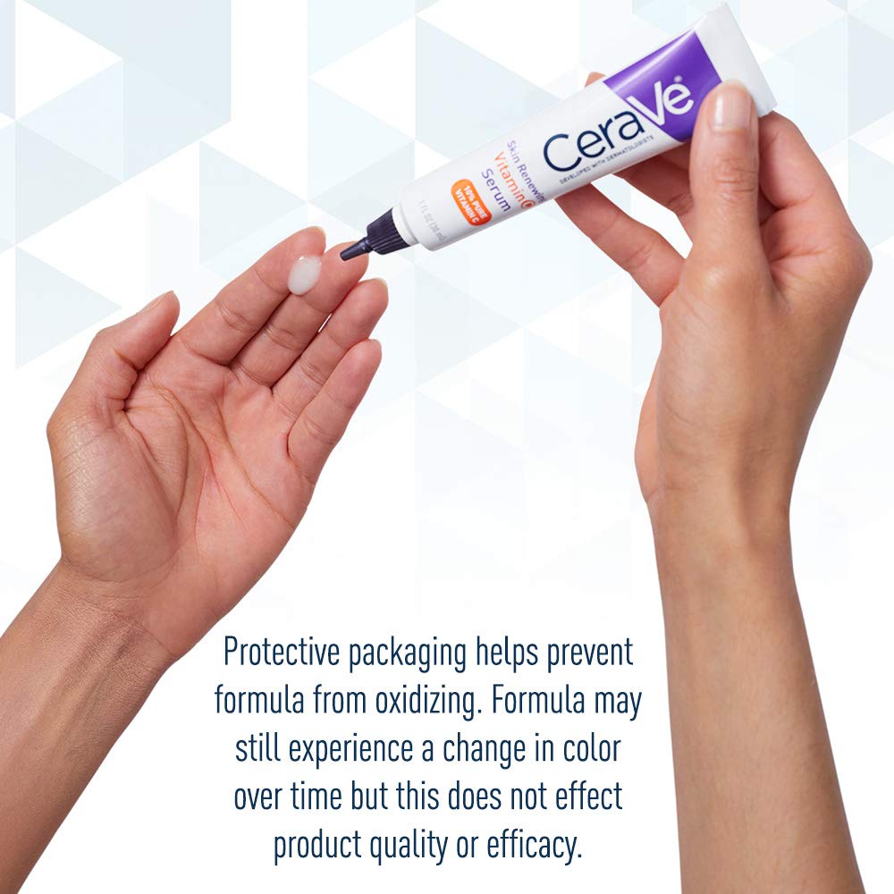سيرافي سيروم فيتامين سي 10% وحمض الهيالورونيك لتجديد البشرة | CeraVe Skin Renewing Vitamin C Serum 30 مل - EROS STORE