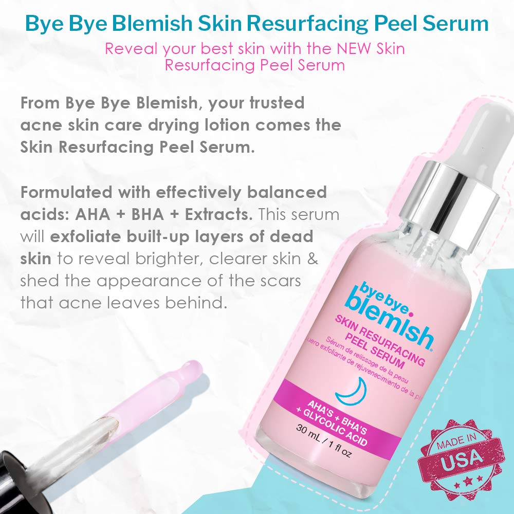 سيروم الأحماض AHA + BHA لتقشير البشرة من باي باي بليمش | Bye Bye Blemish AHA + BHA Exfoliating Serum 30 مل - EROS STORE