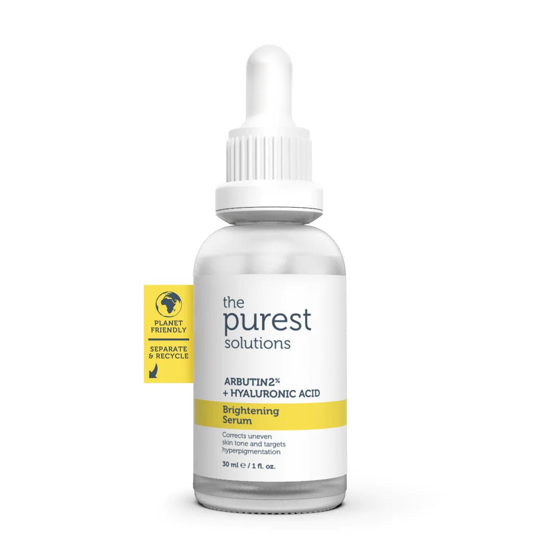 سيروم التفتيح من ذا بيورست سوليوشنز: ألفا أربوتين 2% + حمض الهيالورونيك - 30 مل | The Purest Solutions Brightening Serum: Alpha Arbutin 2% + Hyaluronic Acid - 30ml 30 مل - EROS STORE