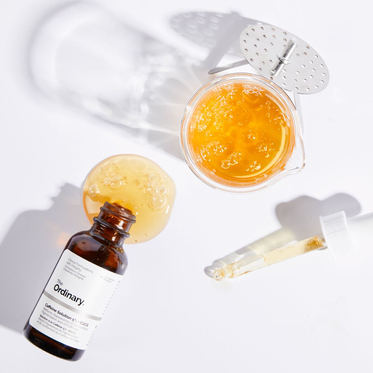 سيروم للعيون بالكافايين + إيبيجالوكاتشين من ذا أورديناري | The Ordinary Caffeine Solution 5% + EGCG 30 مل - EROS STORE