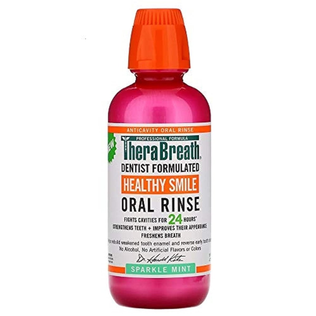 The Breath Co. 24 Hour Clean Mint Mouthwash 500 ml غسول الفم بالنعناع النقي من ذا بريث كو 500 مل 500 مل - EROS STORE