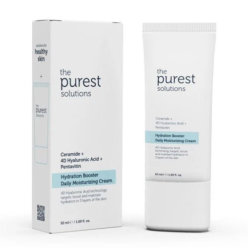 The Purest Solutions Hydration Booster Daily Moisturizing Cream - 50ml | ذا بيورست كريم ترطيب يومي - 50 مل 50 مل - EROS STORE