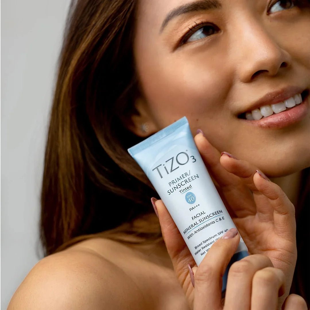Tizo 3 Mineral Sunscreen Tinted SPF 40 - 50g | تايزو 3 واقي شمسي مع لون بعامل حماية من الشمس SPF 40 - 50 غ 50 g - EROS STORE