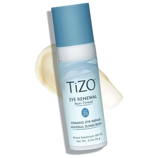 Tizo Eye Renewal Non - Tinted Sunscreen SPF20 - 15g | تايزو كريم مجدد واقي شمسي لمحيط العين مع عامل حماية من الشمس 20 - 15 غرام 15g - EROS STORE