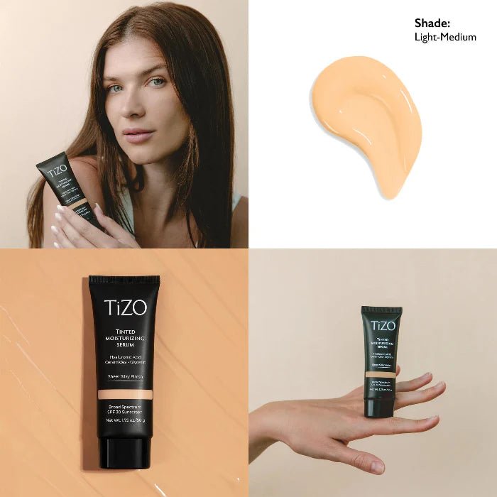 TIZO Tinted Moisturizing Serum Light - 50g | تايزو سيروم مرطب و ملون للوجه - ٥٠ غرام 50 g - EROS STORE