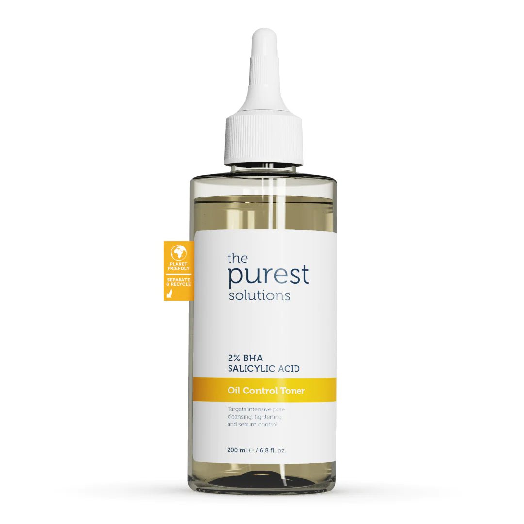 تونر ذا بيورست سوليوشنز للتحكم في الزيوت بحمض الساليسيليك 2% - 200 مل | The Purest Solutions Oil Control Toner 2% Salicylic Acid - 200ml 200 مل - EROS STORE