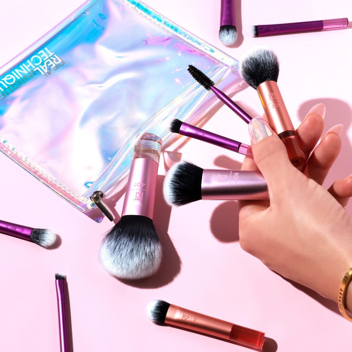 Travel Fantasy Mini Brush Kit - 10pcs | مجموعة فرش مصغرة للسفر - 10 قطع - EROS STORE