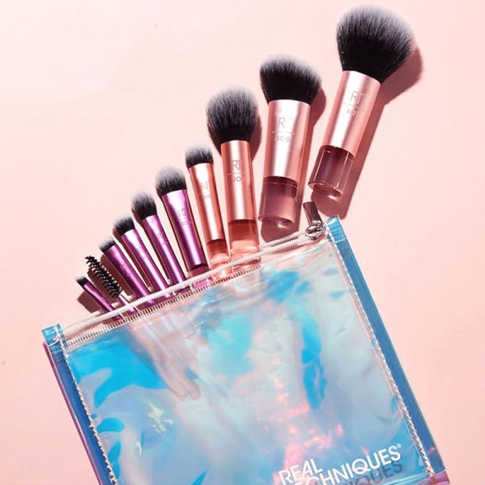 Travel Fantasy Mini Brush Kit - 10pcs | مجموعة فرش مصغرة للسفر - 10 قطع - EROS STORE