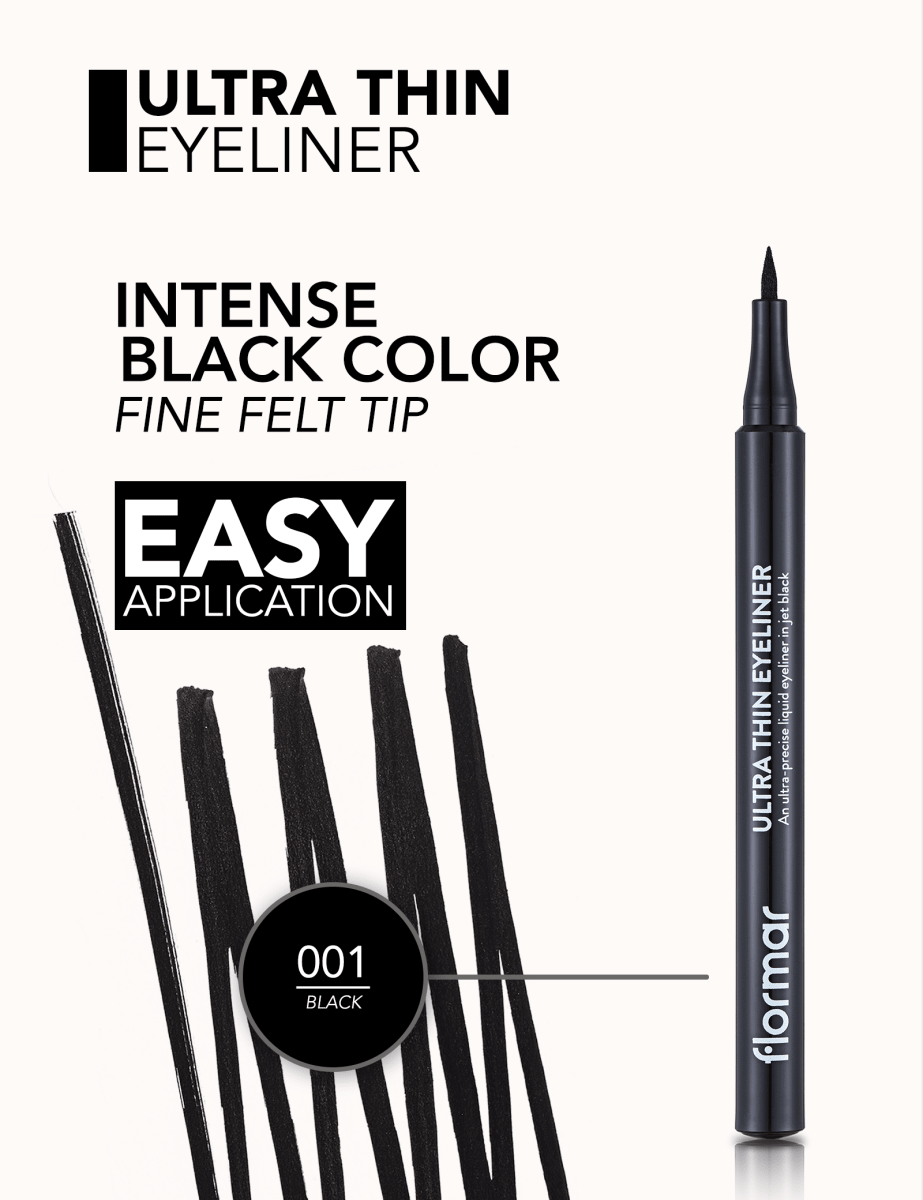 Ultra Thin Eyeliner Black | لاينر عيون اسود - EROS STORE