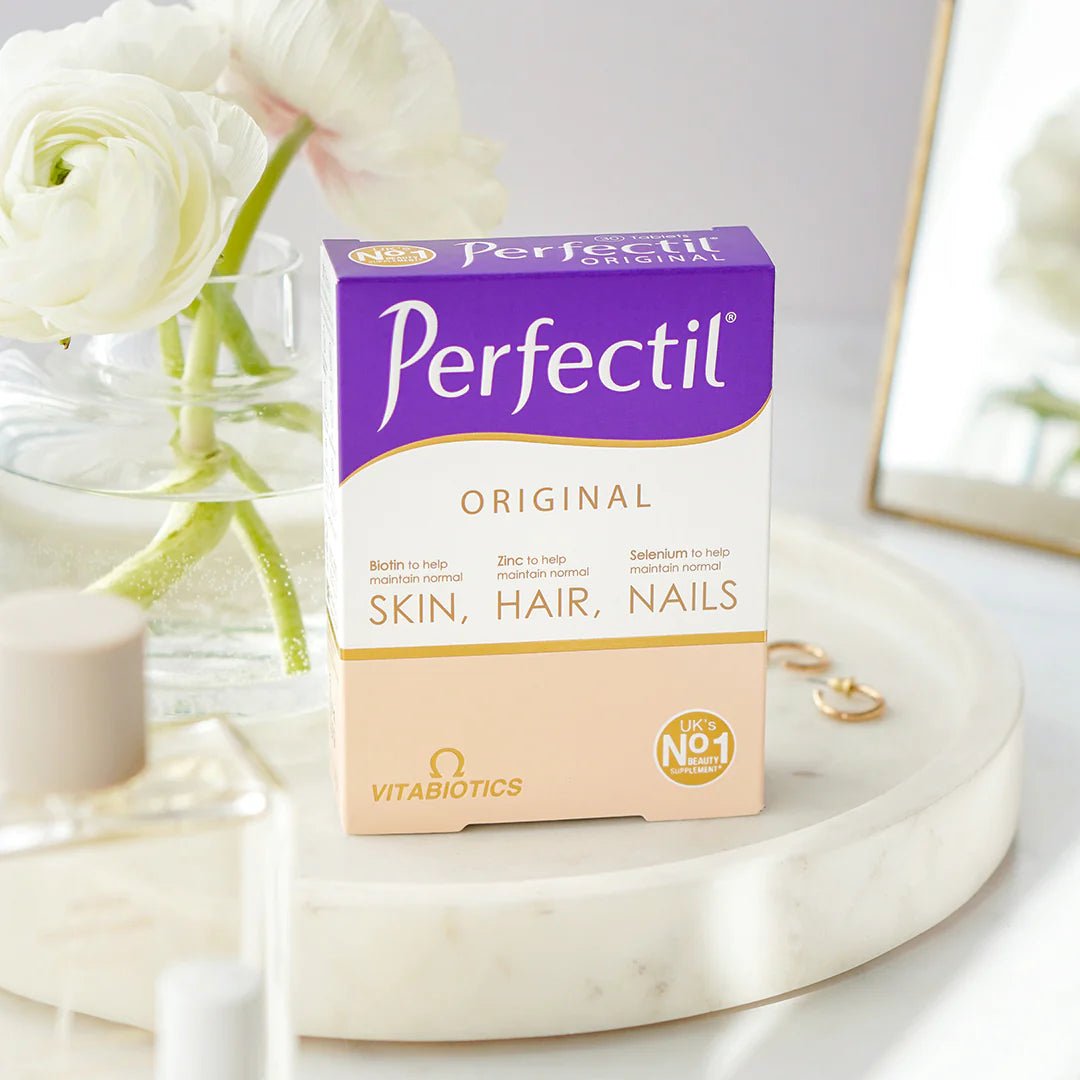 Vitabiotics Perfectil Original Skin,Hair Nals 30 Tablets مكملات الشعر و الاضافر بيرفكتل 30 كبسولة 30 تاب - EROS STORE