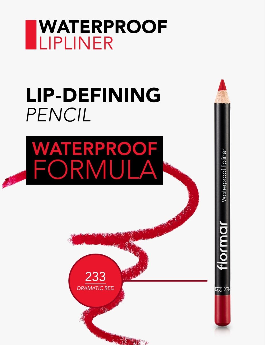 Waterproof Lipliner | فلورمار واتر بروف ليب لاينر قلم تحديد الشفاه المضاد للماء 233 - EROS STORE