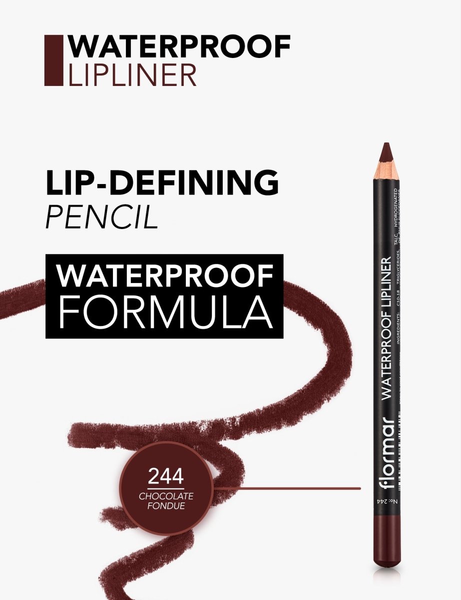 Waterproof Lipliner | فلورمار واتر بروف ليب لاينر قلم تحديد الشفاه المضاد للماء 244 - EROS STORE