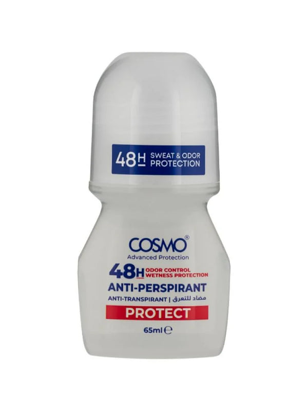Cosmo Advanced Protection 48 Hour Antiperspirant Roll-On, 65 ml| مزيل العرق رول أون كوزمو أدفانسد بروتكشن يدوم 48 ساعة، 65 مل