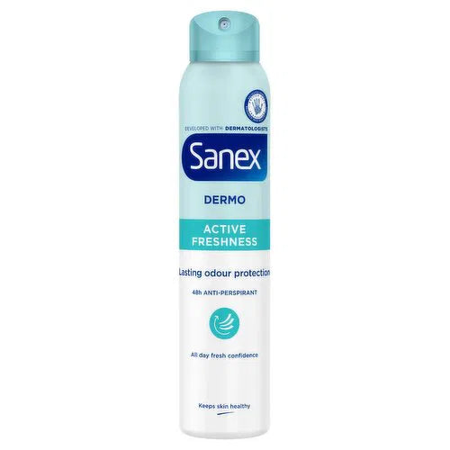 Antiperspirant Spray Dermo Active Fresh 48 h – 200 ml | بخاخ مزيل العرق ديرمو أكتيف فريش ٤٨ ساعة – ٢٠٠ مل