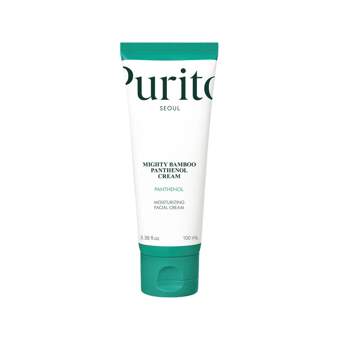كريم بوريتو سيول ترميم الحاجز بالبانثينول 10% والبامبو | Purito Seoul Mighty Bamboo Panthenol Cream 100ml