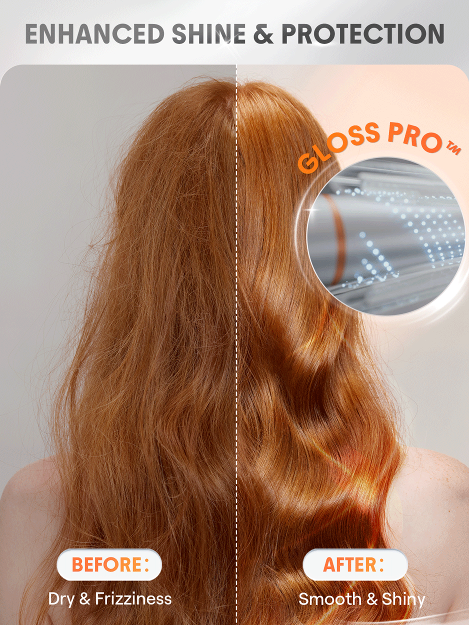 نتيجة استخدام جهاز It-Curl التلقائي بلمسة واحدة
