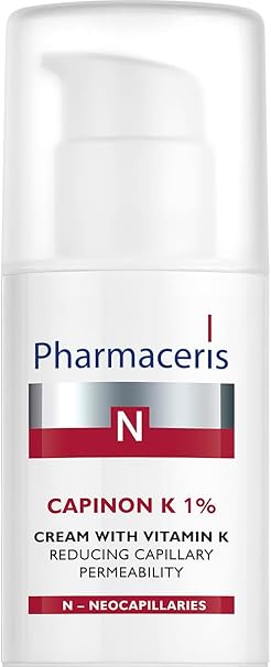 Pharmaceris Neocapillaries Capinon K 1% كريم مع فيتامين ك