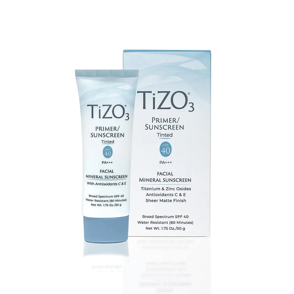 Tizo Facial Mineral Sunscreen Tinted SPF 40 - 50g | تايزو واقي شمسي مع لون بعامل حماية من الشمس SPF 40 - 50 غ