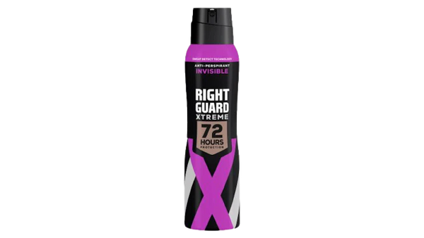 Right Guard Xtreme Invisible Anti-Perspirant 150ml مزيل العرق رايت جارد إكستريم غير مرئي 150 مل
