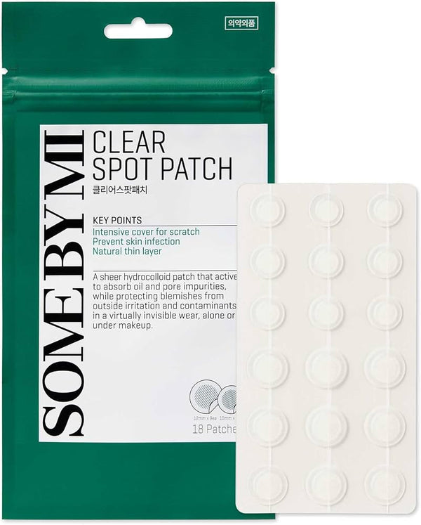 SOME BY MI 30 Days Miracle Clear Spot Patch - Pack  18 | سوم باي مي لصقات المعجزة لعلاج حب الشباب 18 ملصق