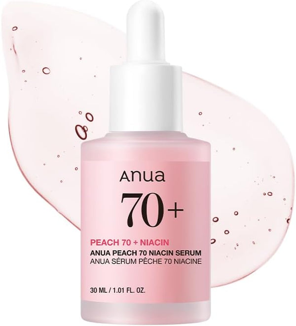 Anua PEACH 70% NIACINAMIDE SERUM سيروم بخلاصة الخوخ 70% والنياسينامايد