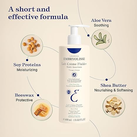 Embryolisse Lait-Crème Fluide + Multi-function - 400ml | امبريوليس لوشن مرطب - 400 مل