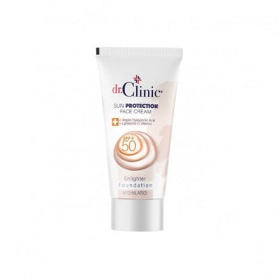 كريم أساس واقي من الشمس من دكتور كلينيك SPF50+ | Dr.Clinic Sun Protection Face Cream Enlighter Foundation - العبوة