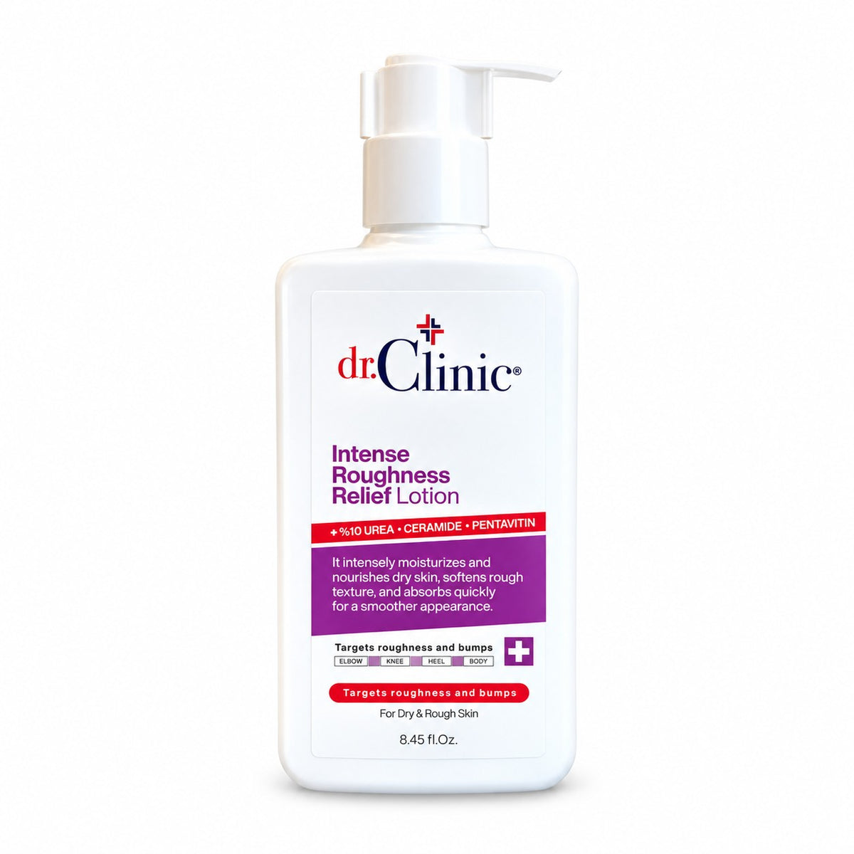 لوشن مرطب مكثف باليوريا للبشرة الجافة والخشنة من دكتور كلينيك | Dr.Clinic Intense Roughness Relief Lotion