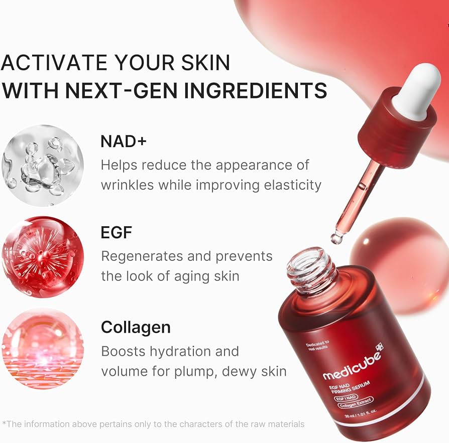 سيروم ميديكيوب EGF NAD لشد البشرة | Medicube EGF NAD Firming Serum 30ml
