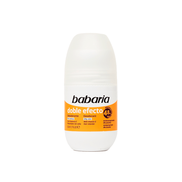 BABARIA Deodorant Roll On Double Effect - 50ml | باباريا رول مزيل تعرق بتأثير ثنائي - 50 مل