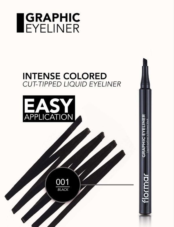 Flormar Graphic Eyeliner | كحل فلورمار جرافيكي