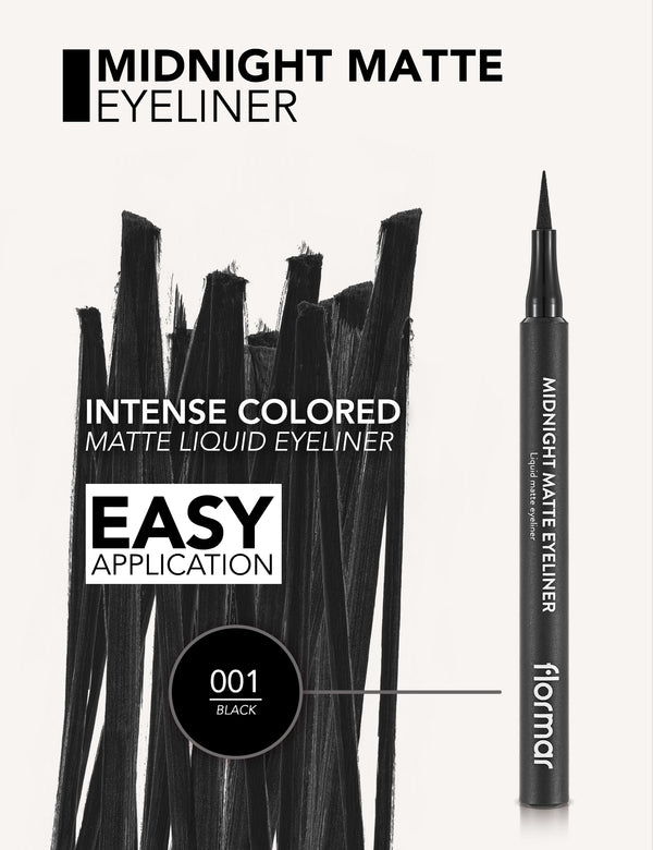 Midnight Matte Eyeliner | محدد عيون ميدنايت مطفي من فلورمار