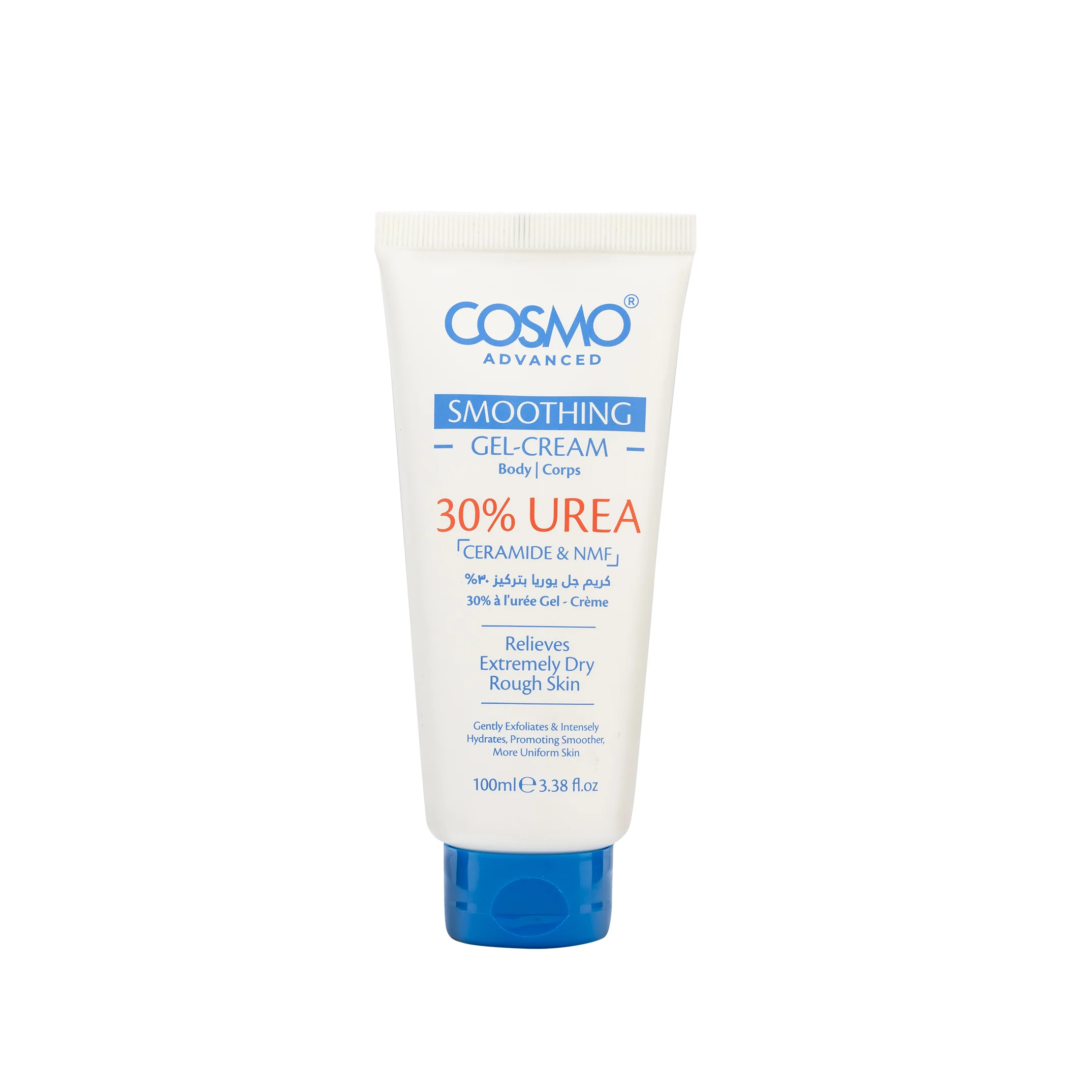 COSMO Smoothing Body Gel-Cream 30% Urea 100ml كوزمو كريم جل للجسم يرطب بعمق ويرمم حاجز البشرة
