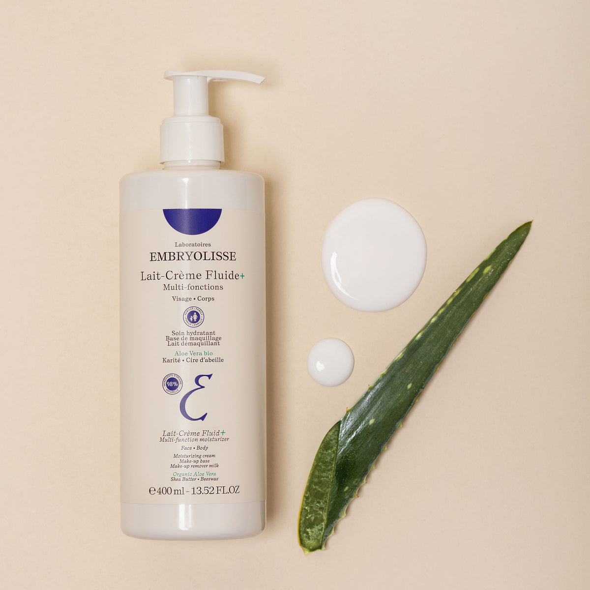 Embryolisse Lait-Crème Fluide + Multi-function - 400ml | امبريوليس لوشن مرطب - 400 مل