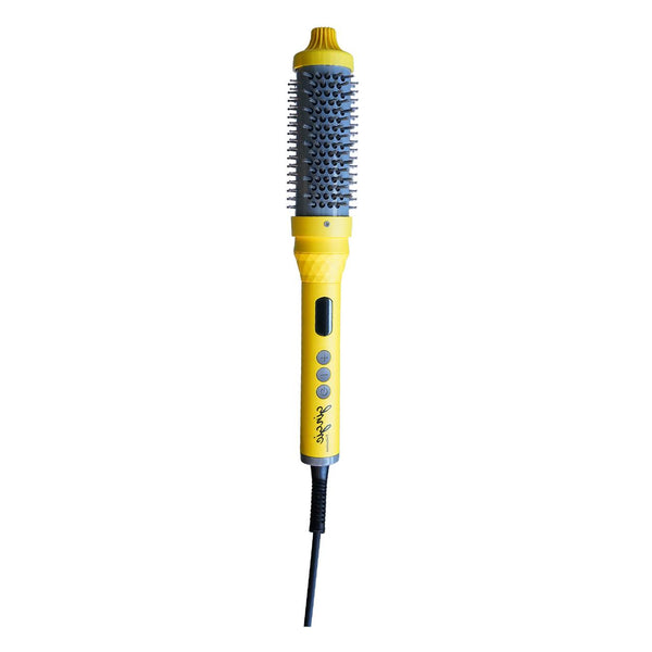 gingie Thermal Round Brush - 1200w | جنجي فرشاة حرارية دائرية لتصفيف الشعر بدون صوت بدون هواء  - 1200 واط