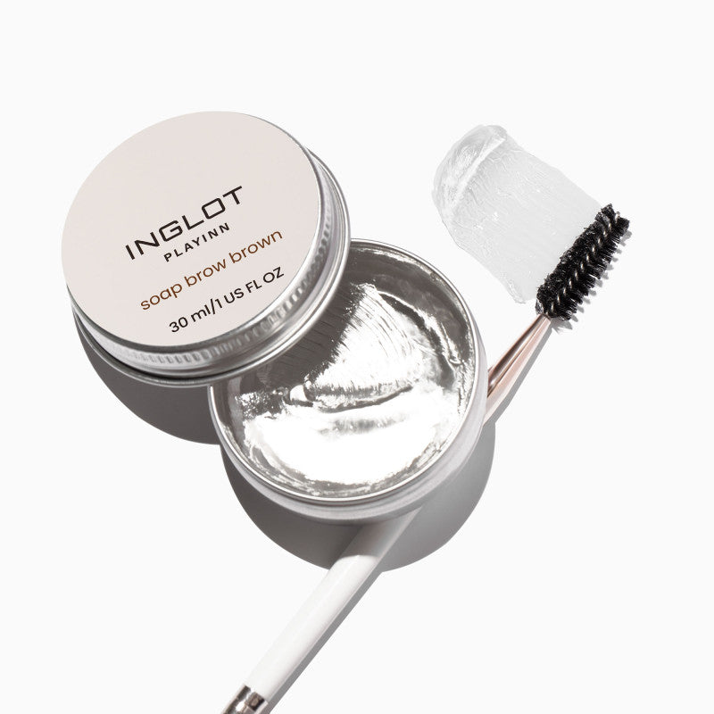 صابون تصفيف الحواجب الشفاف بتأثير اللامينيشن من انجلوت بلاي ان | Inglot Playinn Soap Brow 30ml