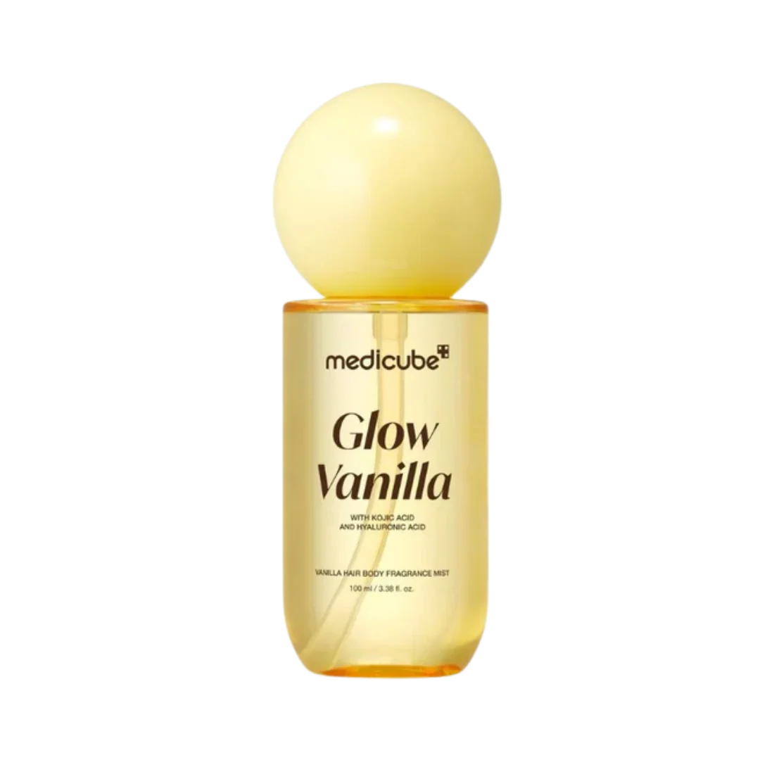 ميست ميديكيوب جلو فانيلا العطري للشعر والجسم بحمض الكوجيك | medicube Glow Vanilla Hair & Body Fragrance Mist 100ml