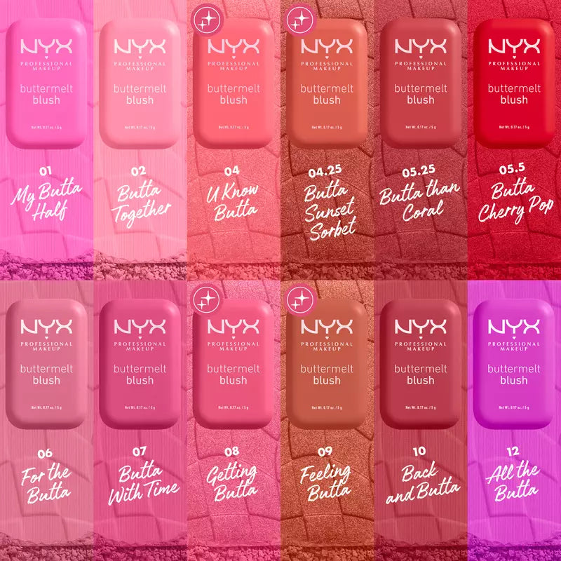 صورة رسمية بلاشر NYX باترميلت مجموعة الدرجات - Getting Butta