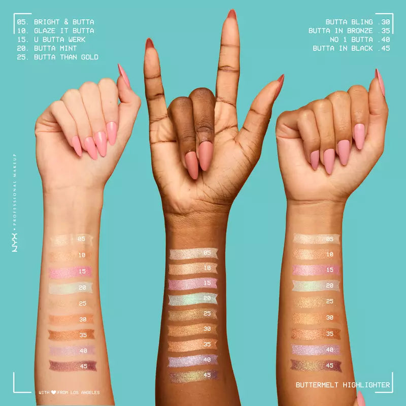 صورة رسمية درجات هايلايتر NYX باترميلت