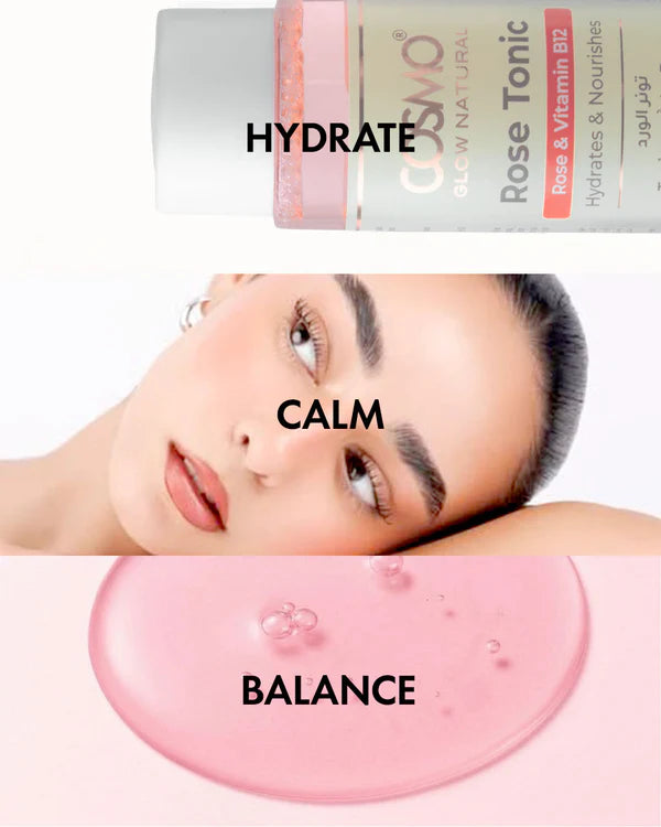 كوزمو تونر الورد الطبيعي | Cosmo Natural Rose Tonic