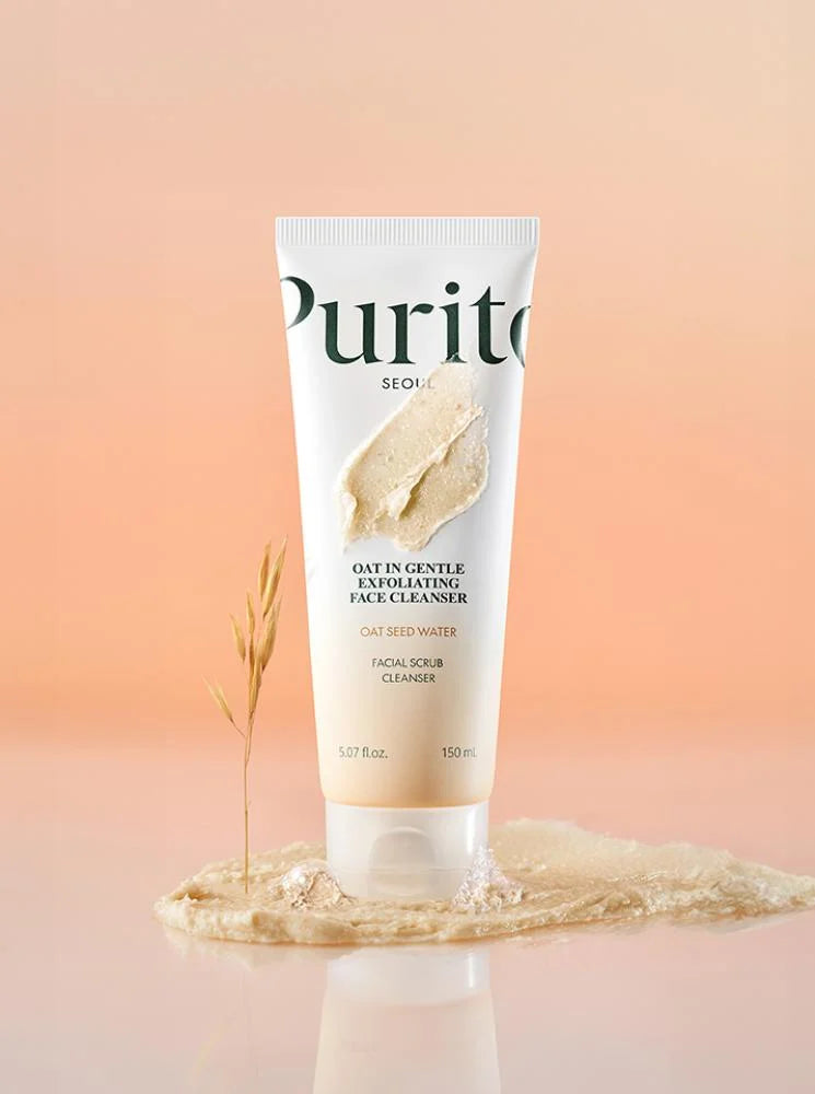 غسول بوريتو سيول المقشّر اللطيف بماء الشوفان | Purito Seoul Oat-In Gentle Exfoliating Face Cleanser 150ml