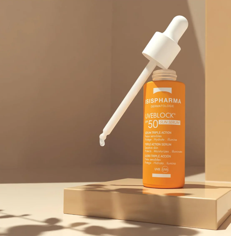 سيروم إيزيس فارما يوفي بلوك الواقي من الشمس SPF50 | ISIS PHARMA Uveblock Sun Serum SPF50 28ml