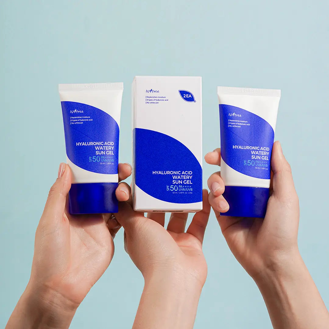 واقي شمس جل مائي بحمض الهيالورونيك SPF50+ من ايسنتري | Isntree Hyaluronic Acid Watery Sun Gel SPF50+ 50ml